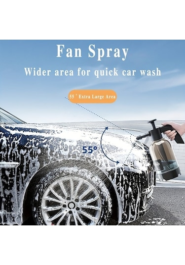 Trendooze El Tipi Basınç Pompası: 2 L, Ayarlanabilir Nozullu Püskürtücü Siyah