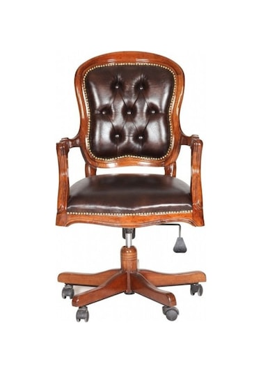 Crown Ofis Sandalyesi Naturel