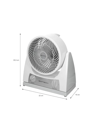 Simtech KM-1723 Masaüstü Vantilatör