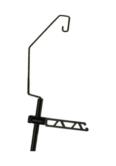 Homyl Seyahat Bahçe Yürüyüş Için Asılı Işık Tutucu 36cm Siyah