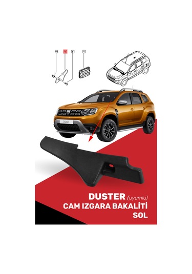 Cnd Duster Cam Izgara Bakaliti Sol - 668220006r