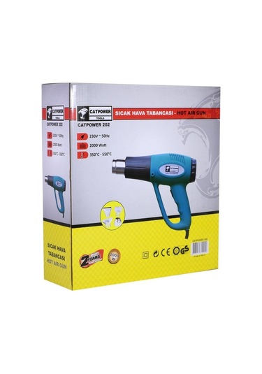 Catpower Catpower-202  2000W 2 Kademe Sıcak Hava Tabancası