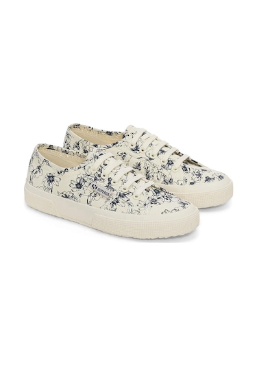 Superga 2750 Sketched Flowers Kadın Günlük Ayakkabı S6122nw-ae7-sp Bej-bej Bej