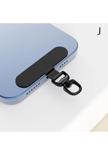 Goldenqian 0.3 Mm Sağlam Metal Cep Telefonu Tether Tab 360 Derece Rotasyon Telefon Asılı Askı Contası Yedek Telefon Kordon Yama Klip A10 A10