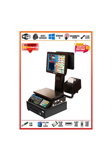 Barkod Sistemi Pos Terazi Master Set