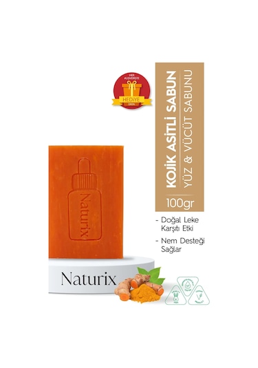 Kojik Asitli Yüz Sabunu Cilt Tonu Eşitleyici Leke Karşıtı Ve Parlatıcı Sabun 100 Gr