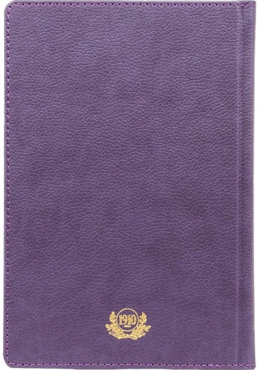 Ece Ajandası Kemer 2026 Mor - Günlük Çizgili Sert Kapak 14x20 Mor