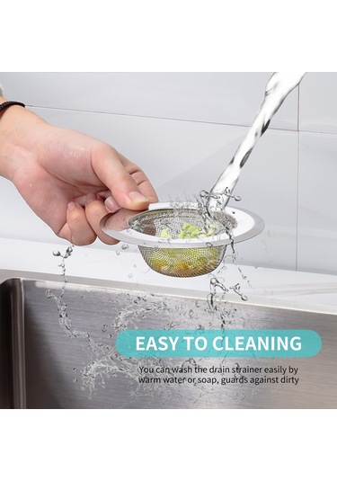 Xindoker Kapaklı Paslanmaz Çelik Mutfak Lavabo Filtresi - Tükenmez Korumalı Geri Kalıntı Engelleme Aleti Çok Renkli