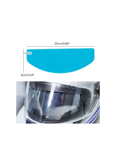 Buffer® Buğu Önleyici Motosiklet Kaskı Vizörü Pratik Cam Filmi (550437514)