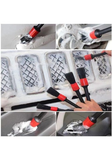 27 Adet Araba Temizleme Fırçaları Parlatma Pedleri E23563