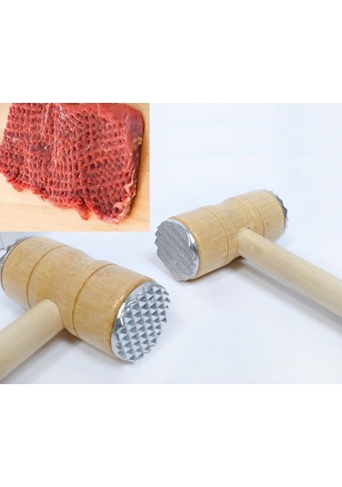 Et Sakatat Dövme Yumuşatma Çekiçi Paslanmaz 200Gr.