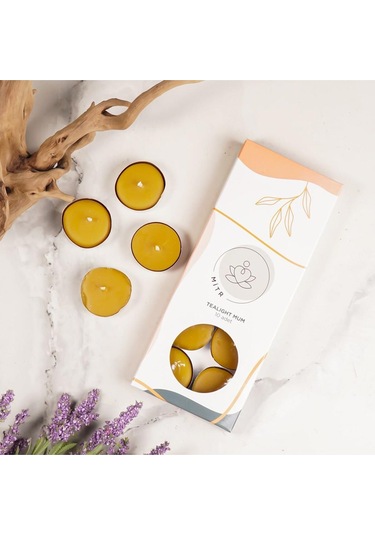 Balmumu Mum Tealight Mum Çok Renkli