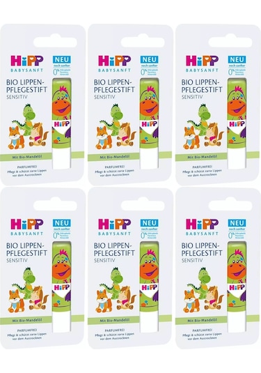 Hipp Babysanft Organik Dudak Nemlendiricisi 4.8gr 6 Lı Set