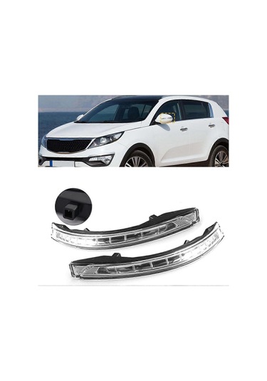 Kaiyi İçin 2011-2015 R Sol Ve Sağ İçin 2 Adet Yan Dikiz Aynası Dönüş Sinyal Lambası