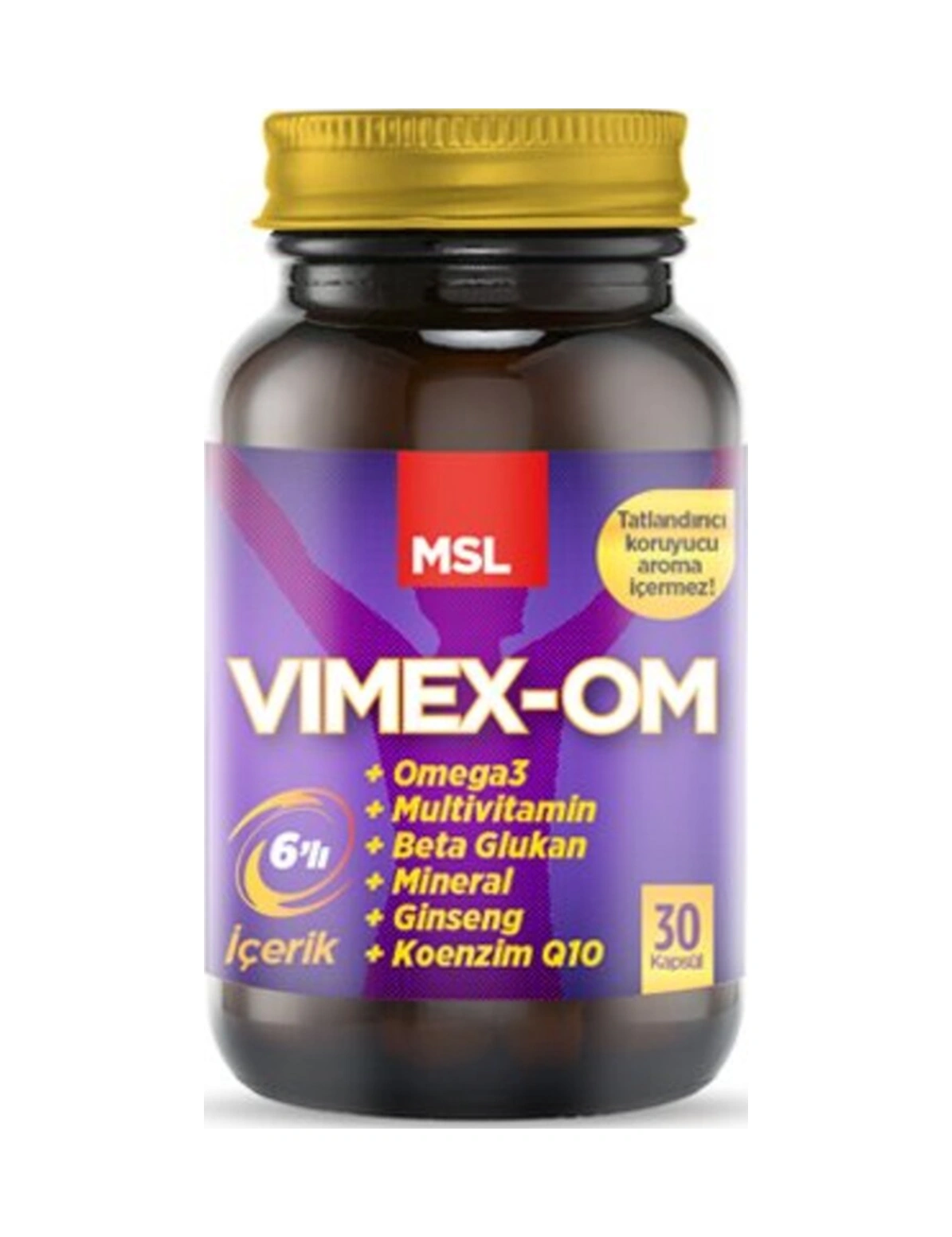 Msl Vimex Om Beta Glukan Multivitamin Omega-3 30 Tablet