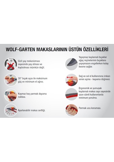Wolf Garten Hs-B Çit Biçme  Makası