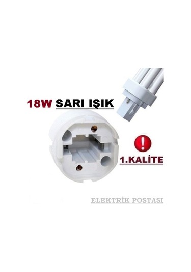 Tekfen 18W 827 Plc Spot Ampul Sarı Işık
