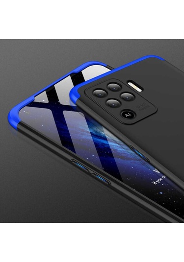 Teknomoda Oppo Reno 5 Lite Kilif 360 Derece Korumali 3 Parça Ays Kapak 515705053