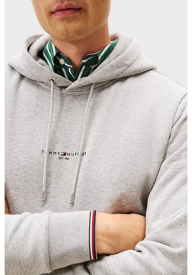 Tommy Hilfiger Erkek Sweat Mw0mw32673 P01 Gri Gri Tommy Hilfiger Erkek Sweat Mw0mw32673 P01 Gri Gri