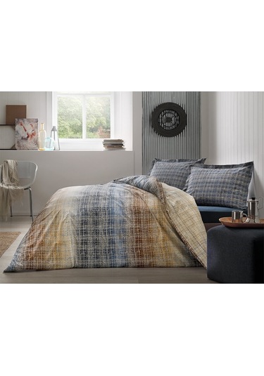 Özdilek Çift Kişilik Ranforce Nevresim Takımı Rose Cuerda Lacivert