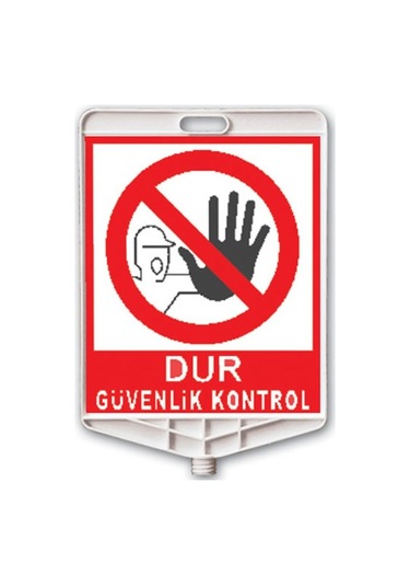 Klasik Kedi Gözlü Ağırlıklı Boş Levhalı Trafik Koni Seti Trafik D N11.275