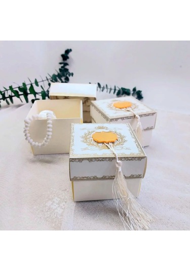 Kur'an-ı Kerim Ve Tesbihli Aynalı Kutu Mevlit Hatırası 30 Adet