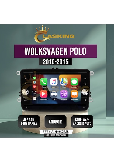 Volkswagen Golf 2004-2012 Android Multimedia 4gb Ram 64gb Hafıza