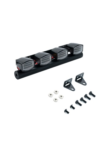 Kosona Trx-4 Ve Scx10 Rc Araçlar İçin 4'lü Led Çatı Aydınlatma Seti - 5v-7.4v Alüminyum Plastik