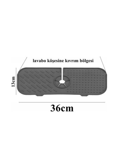 Silikon Lavabo Batarya Matı 719326 Çok Renkli