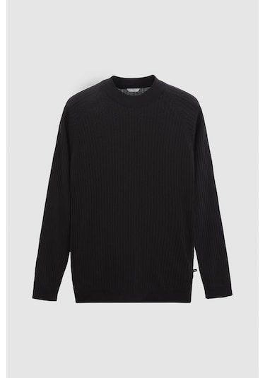 Twn Slim Fit Siyah Kazak 3ec060192105m 001