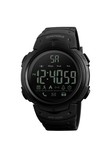 Tenfowee Skmeı Akıllı Spor Saati Unisex - 5atm Su Geçirmez, Adım Sayıcı, Kalori Takibi, Arama/bildirim Hatırlatıcı, Gerçek Zamanlı Spor İstatistikleri, Siyah 1301