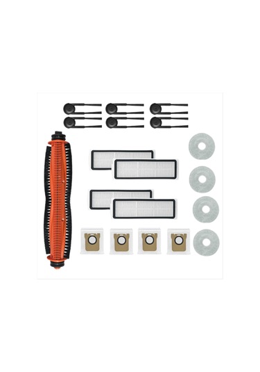 Gildedwill Xiaomi Mijia M40s/ov31cn Elektrikli Süpürge Aksesuarları İçin 19 Adet Ana Silindir Yan Fırça Hepa Filtre Paspas Bezi Toz Torbaları Gildedwill Xiaomi Mijia M40s/ov31cn Elektrikli Süpürge Aksesuarları İçin 19 Adet Ana Silindir Yan Fırça Hepa Filtre Paspas Bezi Toz Torbaları