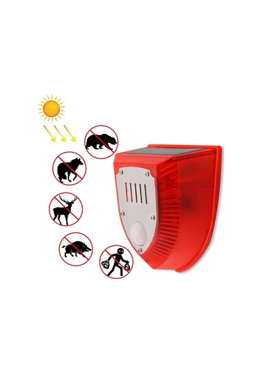 Sones N911m Güneş Enerjili Hayvan Kovucu Dış Mekan Ses Ve Işık Alarmı, Özellikler: İndüksiyonlu