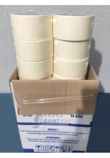 Maskeleme Bandı 6 Adet 48Mm Kağıt Boya Bantı