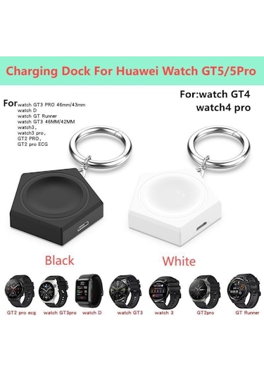 Huawei Watch Gt5 46mm 41mm İçin Usb Şarj Cihazı Runner Şarj İstasyonu Standı Watch Gt5 46mm 41mm İçin Kablosuz Şarj İstasyonu