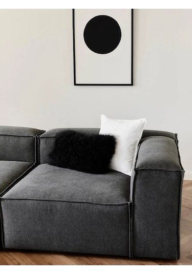 Nex 4 Modül Modüler L Köşe Koltuk Takımı Antrasit