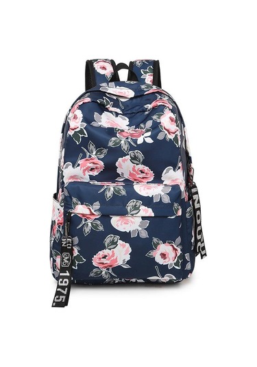 Sırt Çantası Bayan Sırt Çantası Etnik Rüzgar Baskı Çiçek Su Geçirmez Büyük Kapasiteli Seyahat Kadın Çantası Öğrenci Okul Çantası Matches The İmage Çok Renkli