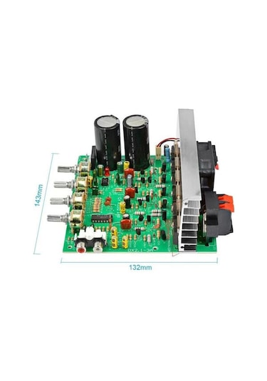 Ximistore9 300w Soğutma Fanlı Subwoofer, 2.1 Güçlü Amfi Kartı, Çıkarılabilir Boru, 3-kanal Ses Ana Kartı