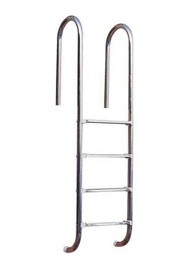 DEV PASLANMAZ 4 Basamak Muro Havuz Merdiven AISI 316 Kalite