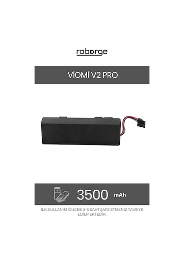 Viomi V2 Pro Robot Süpürge Uyumlu Batarya 3500 Mah - Muadil Ürün