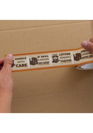 Lütfen Dikkatli Taşıyın Koli Bandı En:45cm Metraj:66metre 1adet