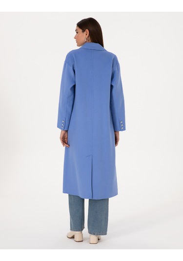 Pierre Cardin Kadın Mavi Kaban 50308929-vr036 Mavi
