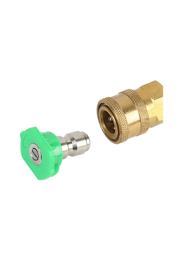 Konesam 5'li Set Yüksek Basınçlı Yıkama Nozulu - 0 /15 /25 /40 Açılı Ve Köpük Uçlu, Hızlı Bağlantı