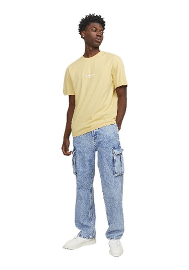 Jack&jones Erkek T-shirt 12240121 Açık Sarı