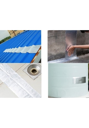 5 Metre X 10Cm Çamur Bant Alüminyum Izolasyon Tamir Çatlak Bantı (462497443)