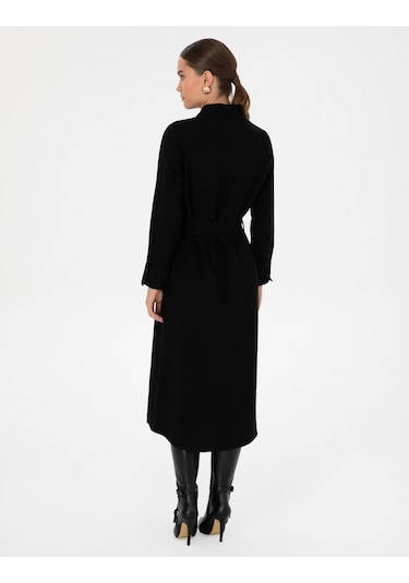 Pierre Cardin Kadın Siyah Elbise Dokuma 50318230-vr046 Siyah