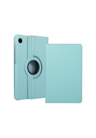 Kilifone - Huawei Uyumlu Matepad T10 - Kılıf 360 Dönebilen Stand Olabilen Koruyucu Tablet Kılıfı - Mavi