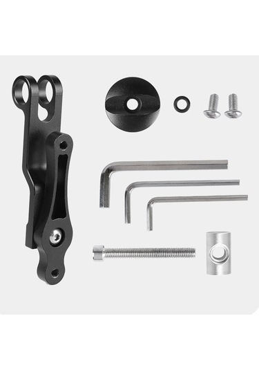 Suntek Bisiklet Şişe Tutucu Adaptörü Alüminyum Alaşımlı Siyah