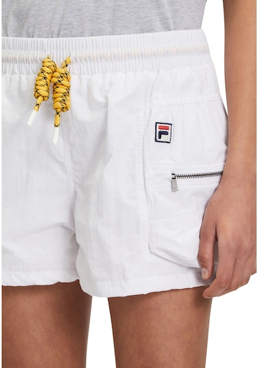 Beyaz Fila Kadın Şort Crinkle Lu411122 Beyaz