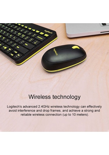 Cbox Logitech Mk240 Nano Kablosuz Klavye Ve Fare Seti Siyah Diğer